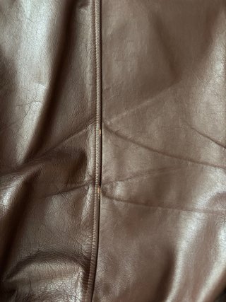 Chaqueta Cuero Vintage Aviador Marrón SCOUT-Italia