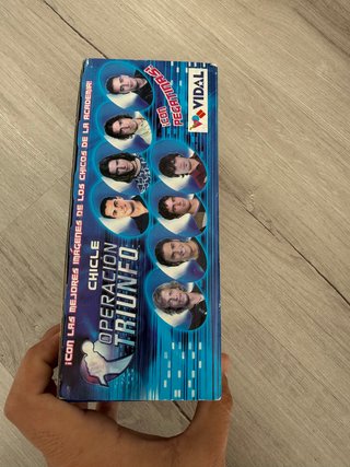 Caja chicles Operación Triunfo 2 - Vidal
