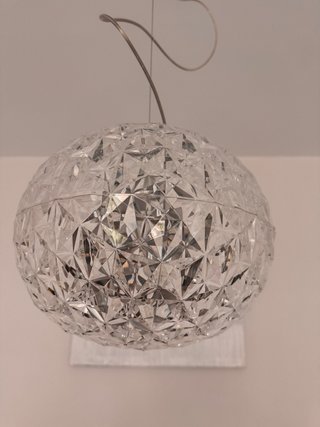 Lampada Planet Kartell Trasparente/Argento