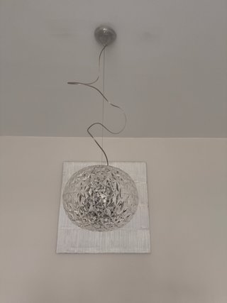 Lampada Planet Kartell Trasparente/Argento