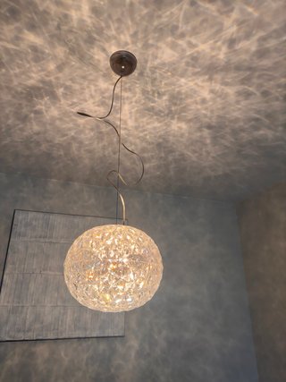 Lampada Planet Kartell Trasparente/Argento