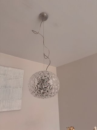 Lampada Planet Kartell Trasparente/Argento