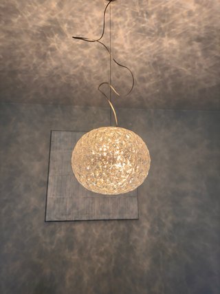 Lampada Planet Kartell Trasparente/Argento