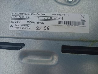 Vitrocerámica Balay 3EB712LP