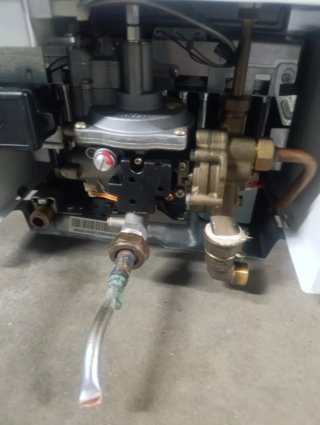 Calentador de gas butano