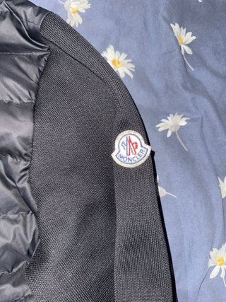 Chaqueta Moncler acolchada y de punto
