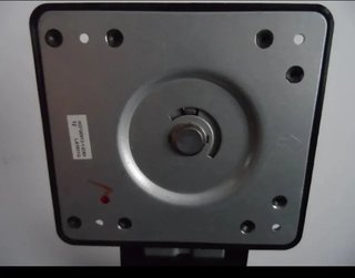 Soporte Monitor Negro y Plateado