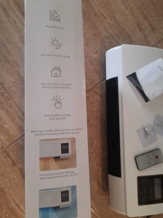 Calefactor de pared móvil