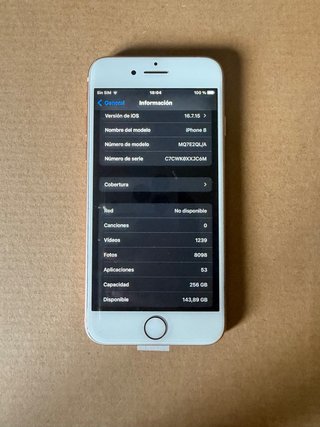 iPhone 8 256GB Oro