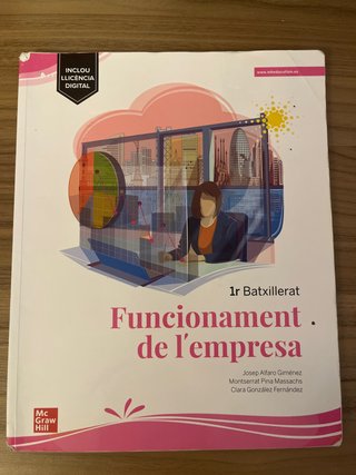 Funcionament de l’empresa 1r Batxillerat