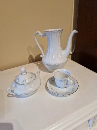 Juego de café porcelana 6 servicios