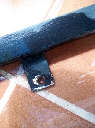 Reja de hierro macizo