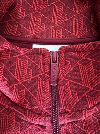 Abito sportivo Lacoste Jacquard Rosso