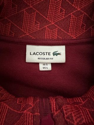 Abito sportivo Lacoste Jacquard Rosso