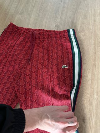 Abito sportivo Lacoste Jacquard Rosso