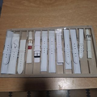 12 Correas de Reloj Blancas
