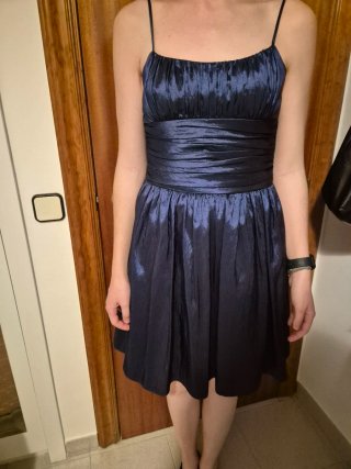 Vestido de fiesta azul