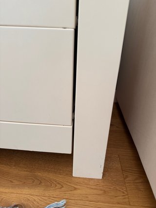 Armadio per bambini Piccolo Mondo bianco sfumato.