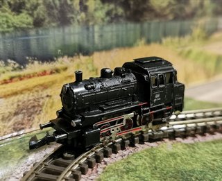 MARKLIN Miniclub escala Z locomotora tren a Vapor
