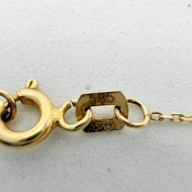 Cadena Infinito Oro 14k circonitas, 1.85g, 43.5cm.