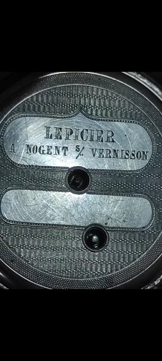 Reloj de bolsillo plata 47,5mm antiguo