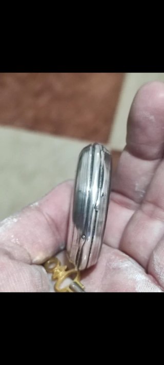 Reloj de bolsillo plata 47,5mm antiguo