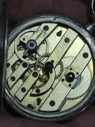 Reloj de bolsillo plata 47,5mm antiguo