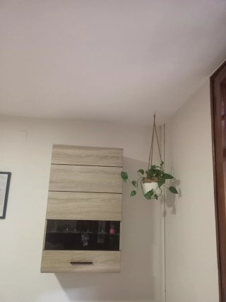 2 Muebles Vitrina Madera y Cristal