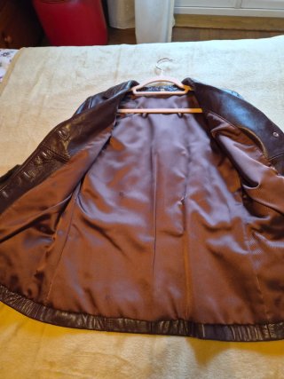 Chaqueta de piel auténtica