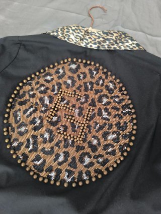 Camisa Turca con brillos y estampado
