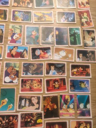 Cromos La Bella y La Bestia