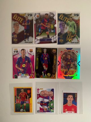 Cromos Dani Olmo Panini futbol club barcelona
