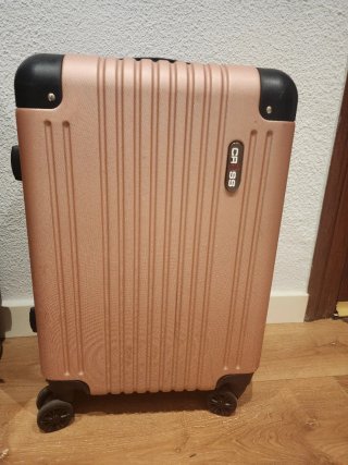 Maleta de viaje rosa, 10k