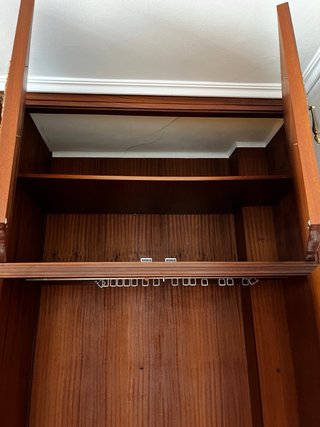 Armario empotrado madera y espejo