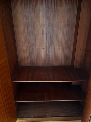 Armario empotrado madera y espejo