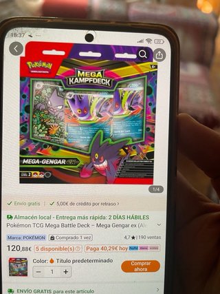 Pokémon Mega Kampfdeck Gengar EX