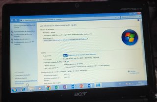 Acer Aspire One 10.7 Portátil Nero