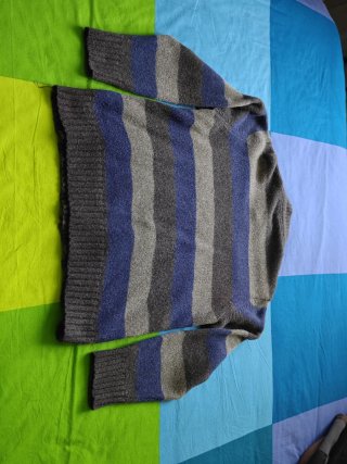 Chaqueta Ternua Rayas Azul/Gris Talla XL