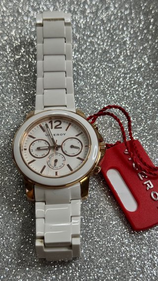 Reloj Viceroy Blanco y Dorado