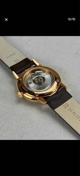 Hamilton Intra-Matic Reloj Automático Marrón/Dorad