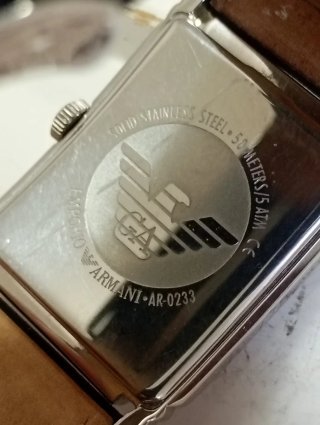 Orologio Emporio Armani Rettangolare Vintage