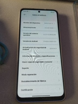 XiaomiNote 12 8/256GB  + auriculares nuevos