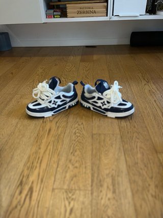 Louis Vuitton Skate Blu/Bianco Taglia 42