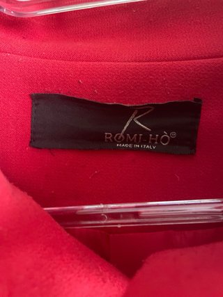 Cappotto rosso donna
