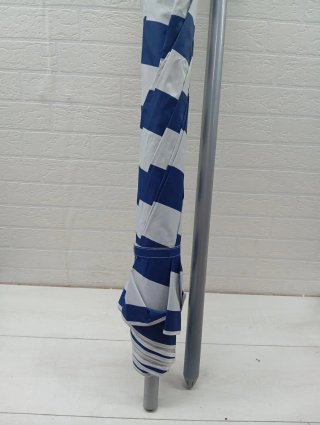 Sombrilla Playa Grande Aktive Ø200cm Azul/Blanco
