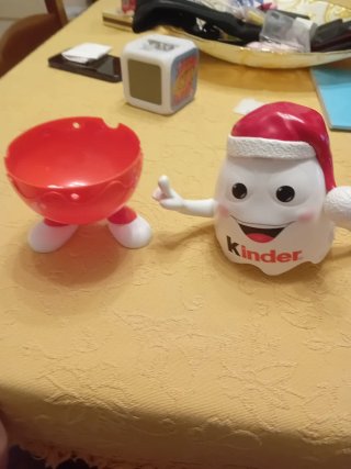 Salvadanaio Kinder Babbo Natale