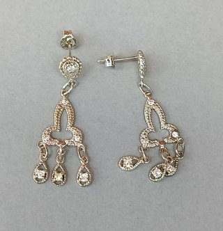Pendientes de Plata con Diseño