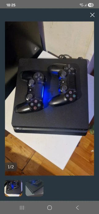 Ps4 Slim 1TB Negra con 2 mandos