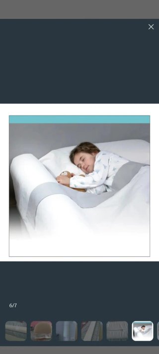 Barandilla de espuma para cama infantil