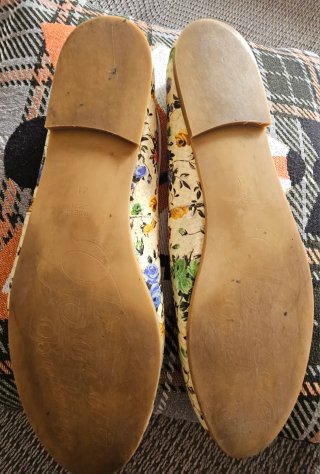 Bailarinas florales mujer talla 40